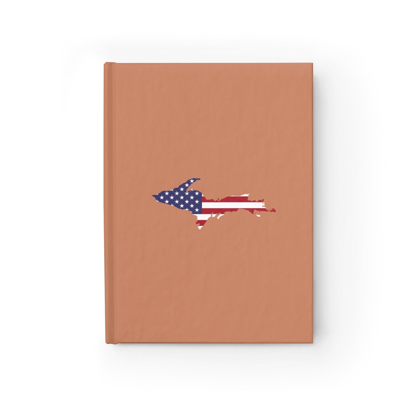 Michigan Upper Peninsula Blank Sketchbook (w/ UP USA Flag) | Copper Color