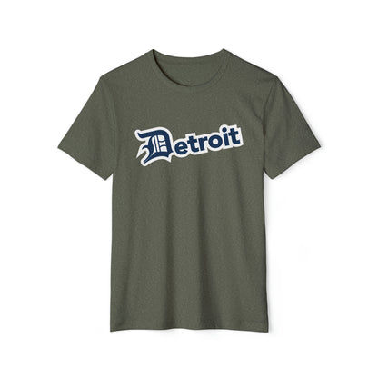 'Detroit' T-Shirt (w/ Old English 'D') | Unisex Recycled Organic