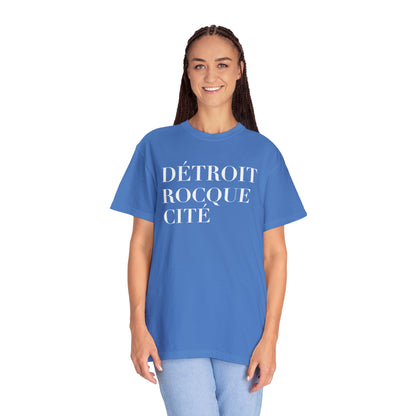 'Détroit Rocque Cité' T-Shirt | Unisex Garment-Dyed