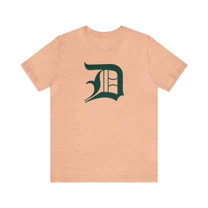 Detroit 'Old English D' T-Shirt (Laconic Green) | Unisex Standard