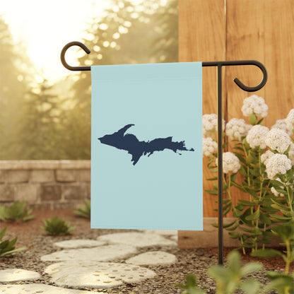 Michigan Upper Peninsula Home & Garden Flag (w/ UP Outline) | Cyan