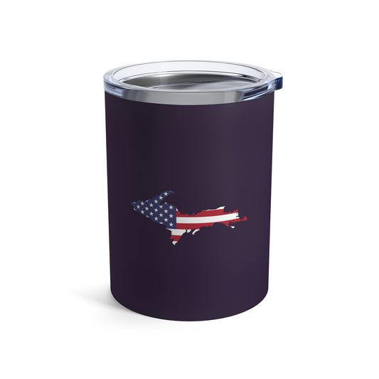 Michigan Upper Peninsula Tumbler (w/ UP USA Flag) | Blackcurrant - 10oz