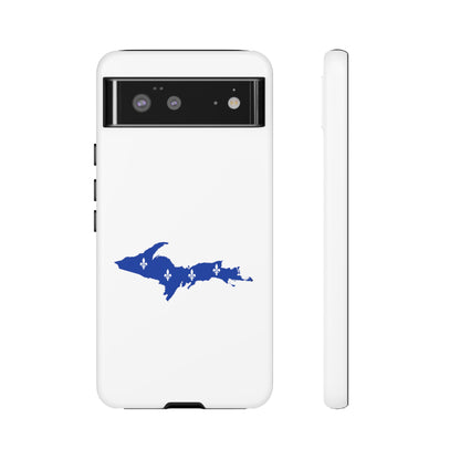 Michigan Upper Peninsula Tough Phone Case (w/ UP Quebec Flag Outline) | Samsung & Pixel Android