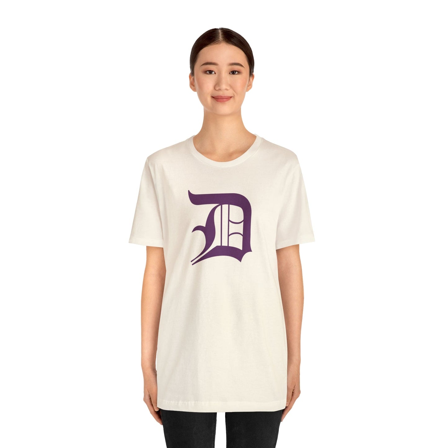 Detroit 'Old English D' T-Shirt (Plum) | Unisex Standard