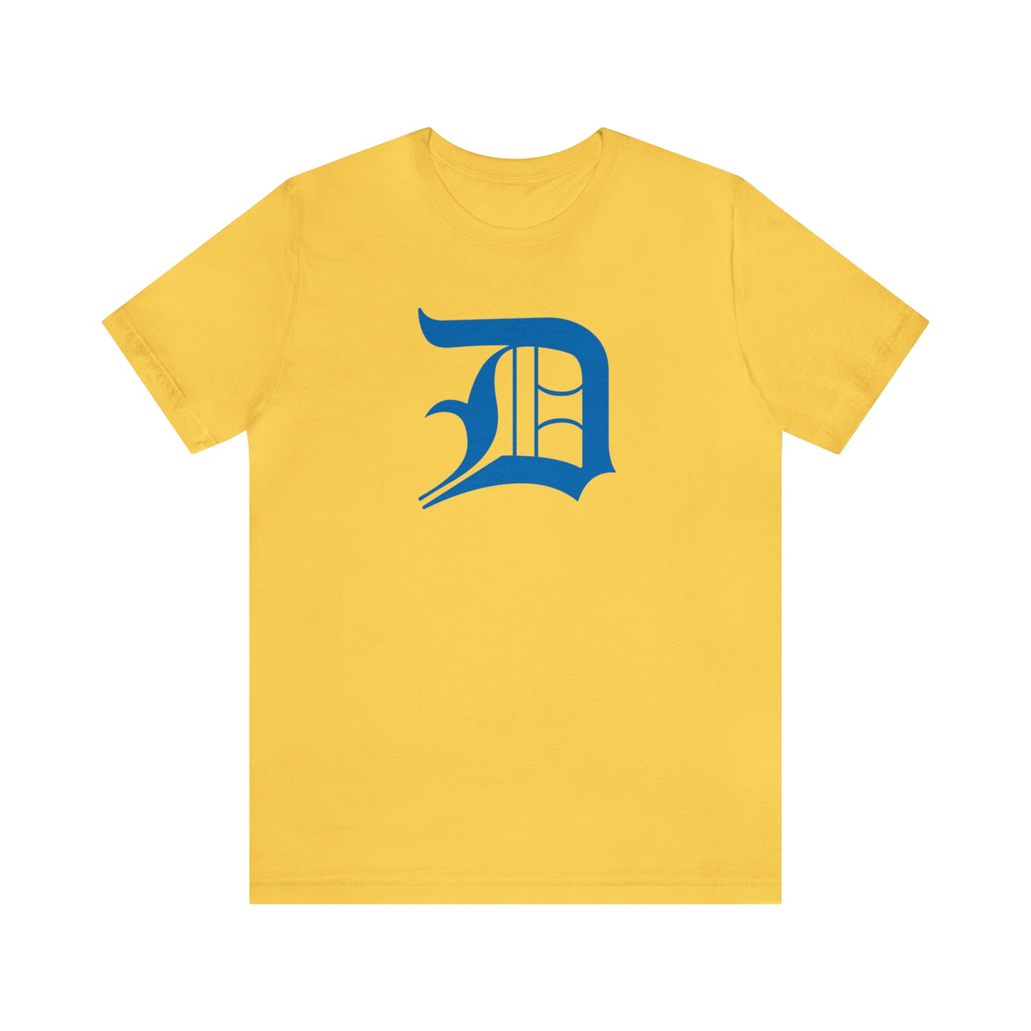 Detroit 'Old English D' T-Shirt (Azure) | Unisex Standard