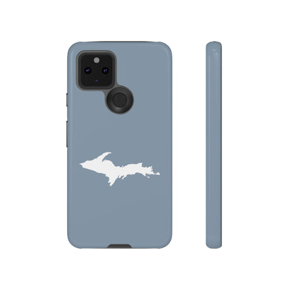 Michigan Upper Peninsula Tough Phone Case (B-24 Liberator Grey w/ UP Outline) | Samsung & Pixel Android