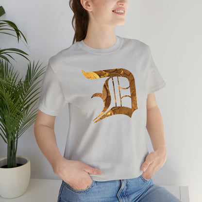 Detroit 'Old English D' T-Shirt (Gold Bullion Edition) | Unisex Standard