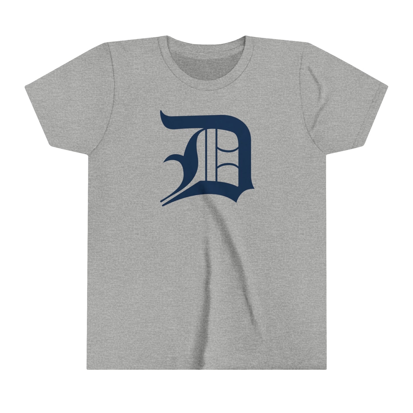 Detroit 'Old English D' T-Shirt | Youth Short Sleeve