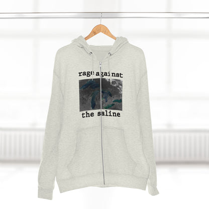 Great Lakes 'Rage Against the Saline' Hoodie | Unisex Full Zip