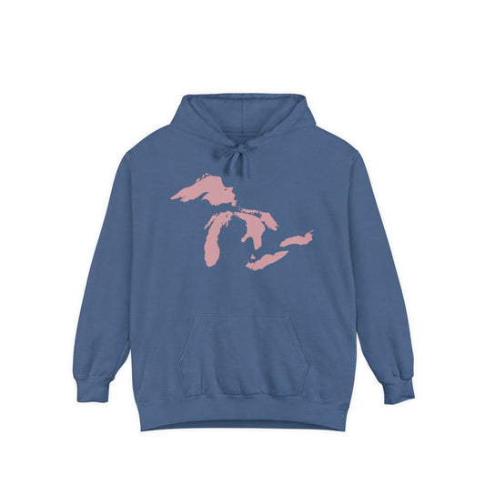Great Lakes Hoodie (Cherry Blossom Pink) | Unisex Garment-Dyed