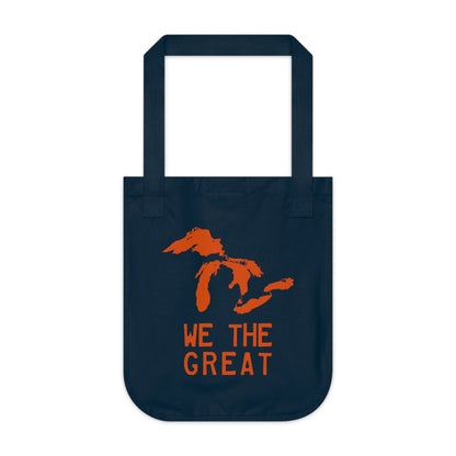 Great Lakes 'We The Great' Heavy Tote | Maple Leaf Orange