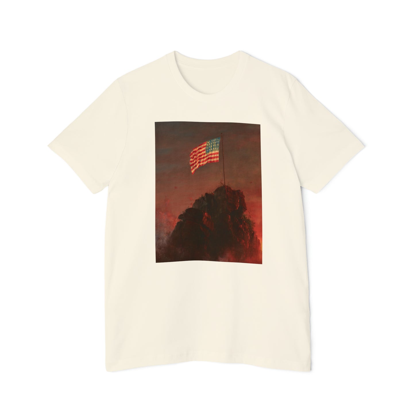 'Our Flag' Painting T-Shirt (Church, 1864) | Made in USA