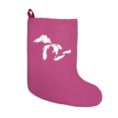 Great Lakes Christmas Stocking | Apple Blossom Pink