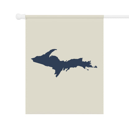 Michigan Upper Peninsula Home & Garden Flag (w/ UP Outline) | Ivory White