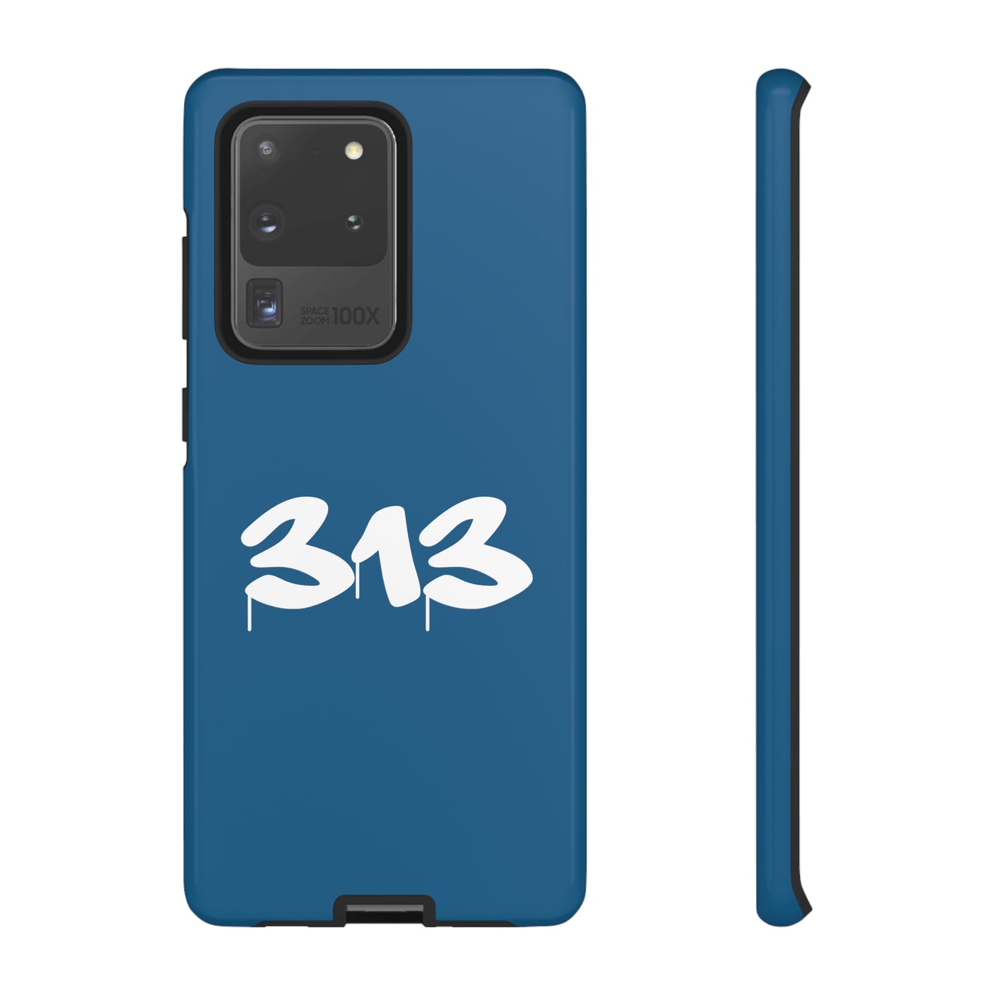 Detroit '313' Tough Phone Case (Blueberry Tag Font) | Samsung & Pixel Android