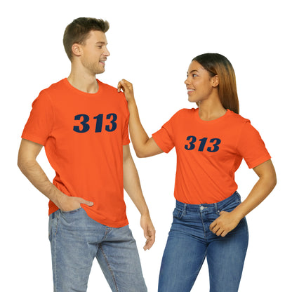 Detroit '313' T-Shirt (Racing Font) | Unisex Standard Fit