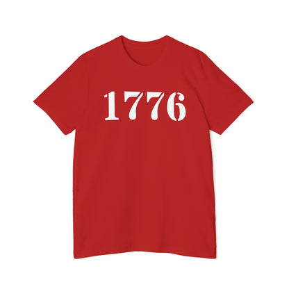 '1776' T-Shirt (Army Stencil Font) | Made in USA