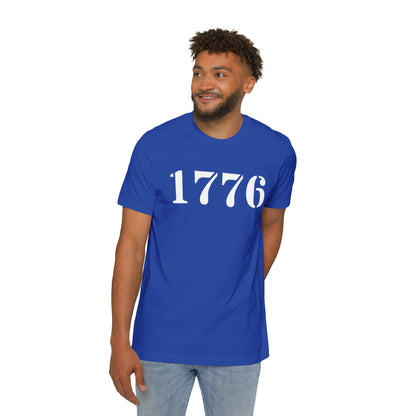 '1776' T-Shirt (Army Stencil Font) | Made in USA