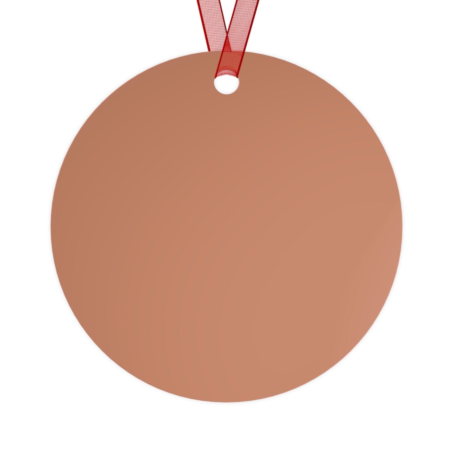 Michigan Upper Peninsula Christmas Ornament (Copper Color) | Metal - 4 Shapes