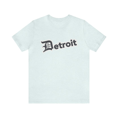 'Detroit' T-Shirt (Iron Ore Grey w/ Old English 'D') | Unisex Standard