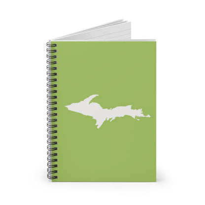 Michigan Upper Peninsula Spiral Notebook (w/ UP Outline) | Gooseberry Green