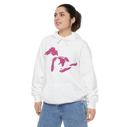 Great Lakes Hoodie (Apple Blossom Pink) | Unisex Garment-Dyed