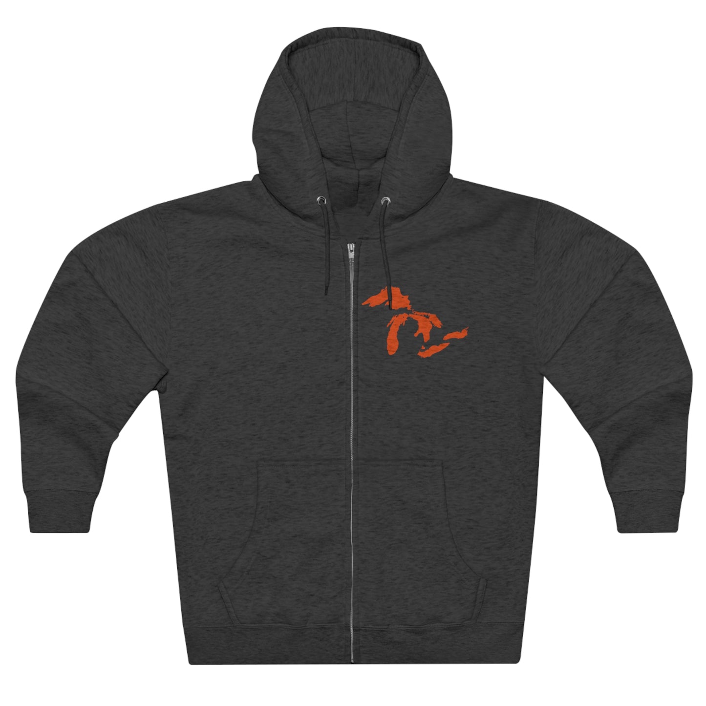 Great Lakes Hoodie (Maple Leaf Orange, Mini) | Unisex Full Zip