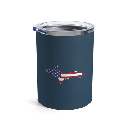 Michigan Upper Peninsula Tumbler (w/ UP USA Flag) | '37 Caddie Blue - 10oz