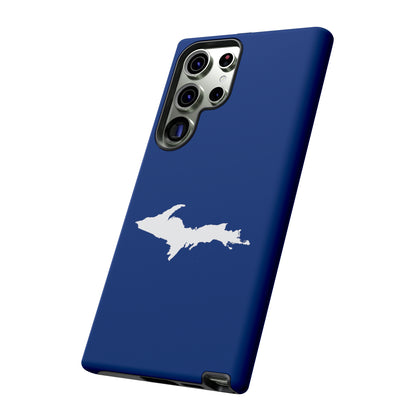 Michigan Upper Peninsula Tough Phone Case (Dearborn Blue w/ UP Outline) | Samsung & Pixel Android