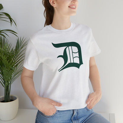 Detroit 'Old English D' T-Shirt (Laconic Green) | Unisex Standard