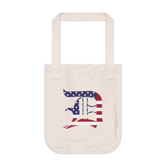 Detroit 'Old English D' Heavy Tote (Patriotic Edition)