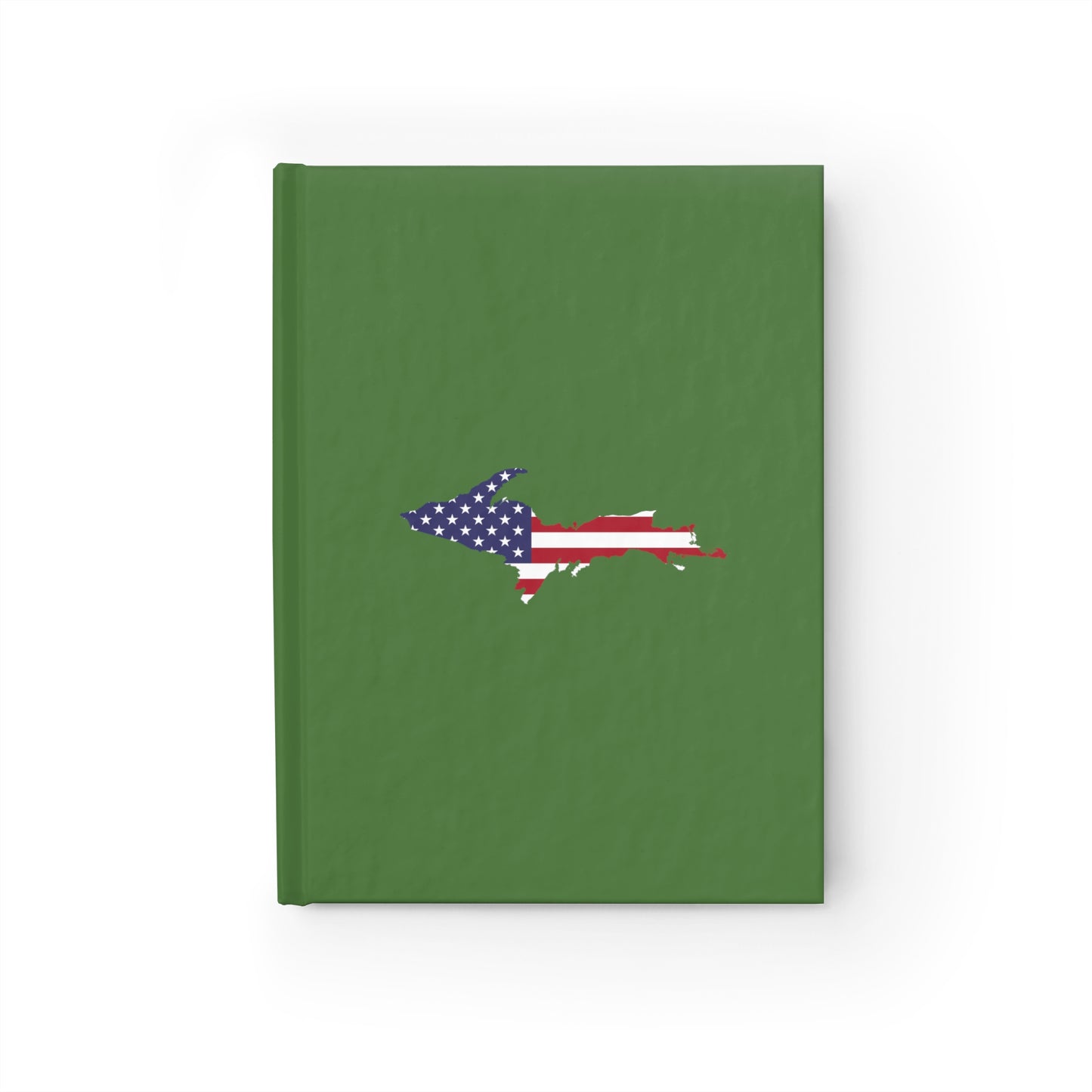 Michigan Upper Peninsula Blank Sketchbook (w/ UP USA Flag) | Pine Green