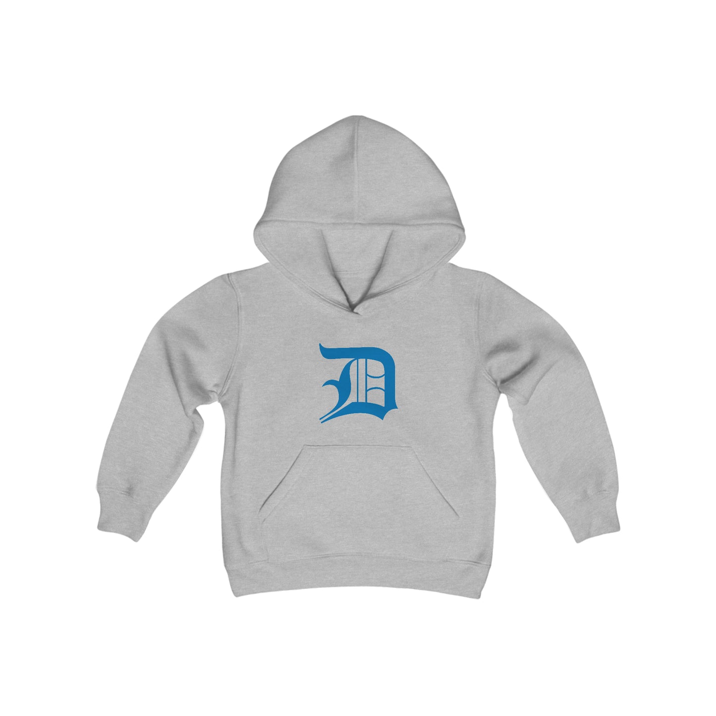 Detroit 'Old English D' Hoodie (Azure) | Unisex Youth