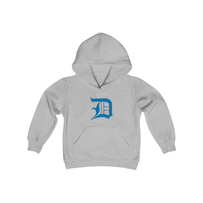 Detroit 'Old English D' Hoodie (Azure) | Unisex Youth