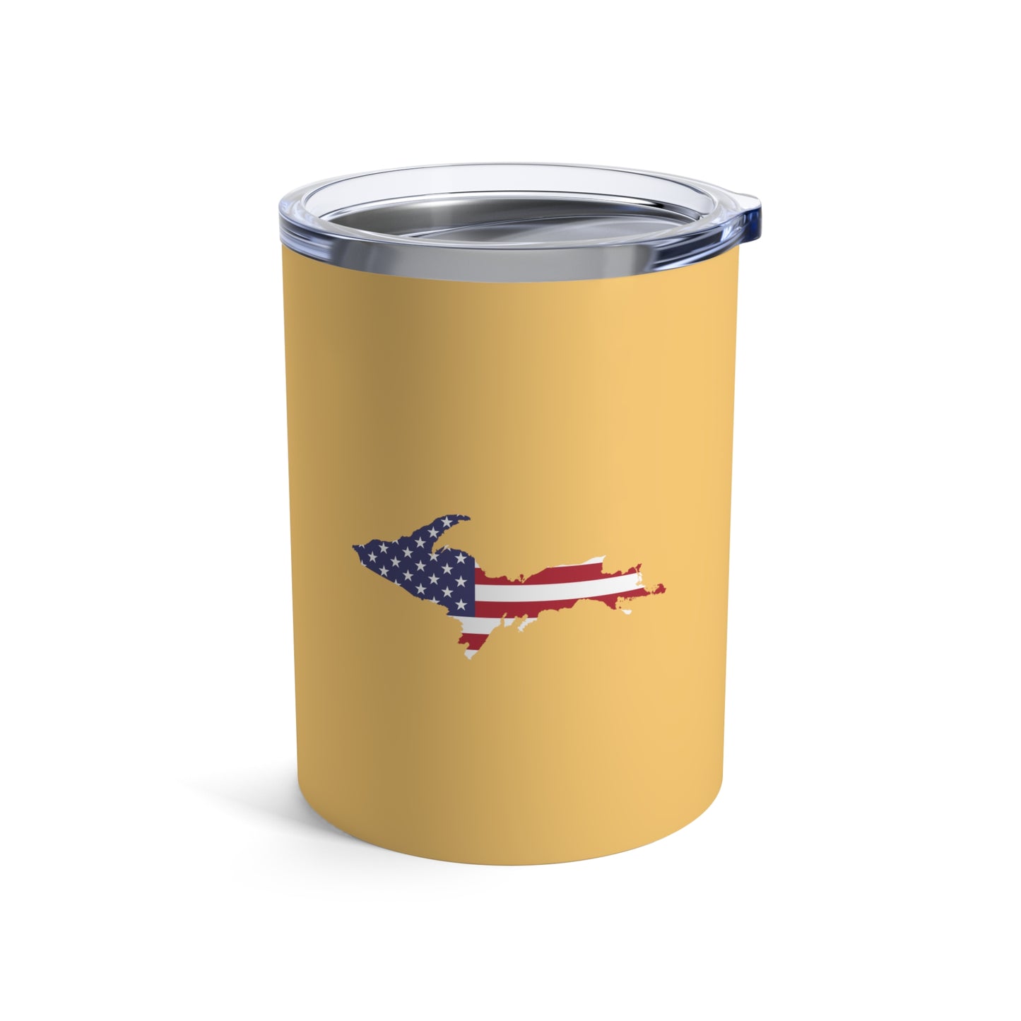 Michigan Upper Peninsula Tumbler (w/ UP USA Flag) | Citrine - 10oz