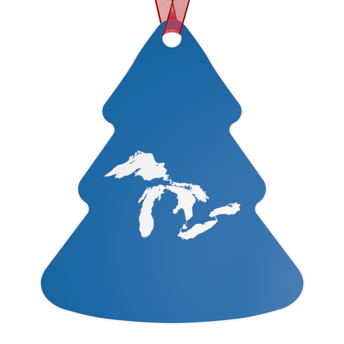 Great Lakes Christmas Ornament | Metal - Azure