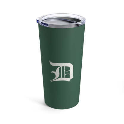 Detroit 'Old English D' Tumbler | Ginger Ale Green - 20oz