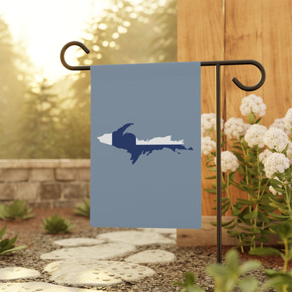 Michigan Upper Peninsula Home & Garden Flag (w/ UP Finland Flag) | B-24 Grey