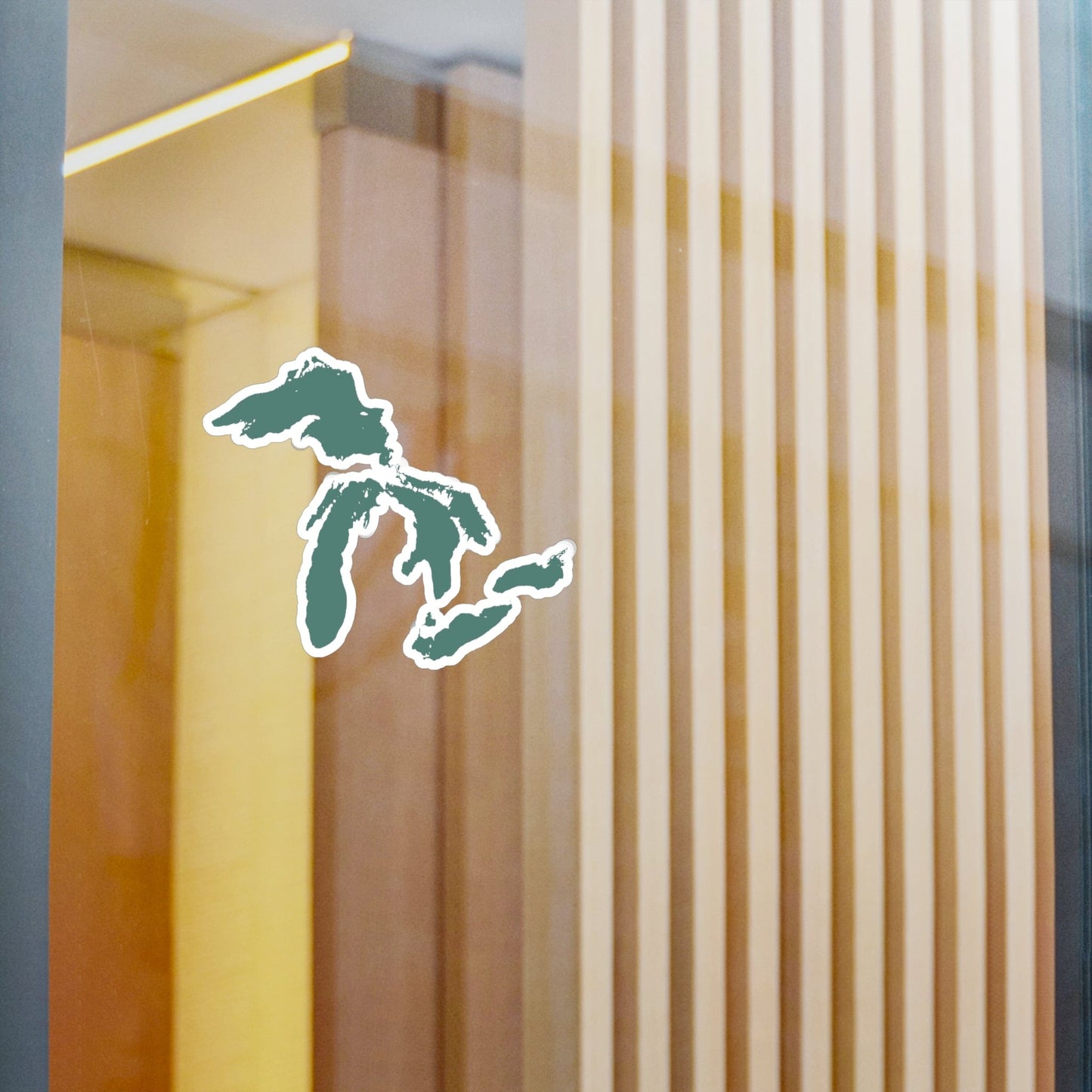 Great Lakes Kiss-Cut Windshield Decal | Copper Green