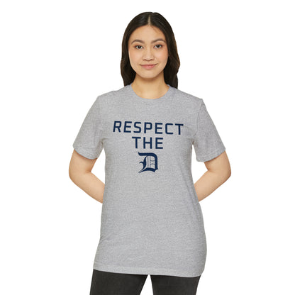 Detroit 'Respect The D' T-Shirt | Unisex Recycled Organic