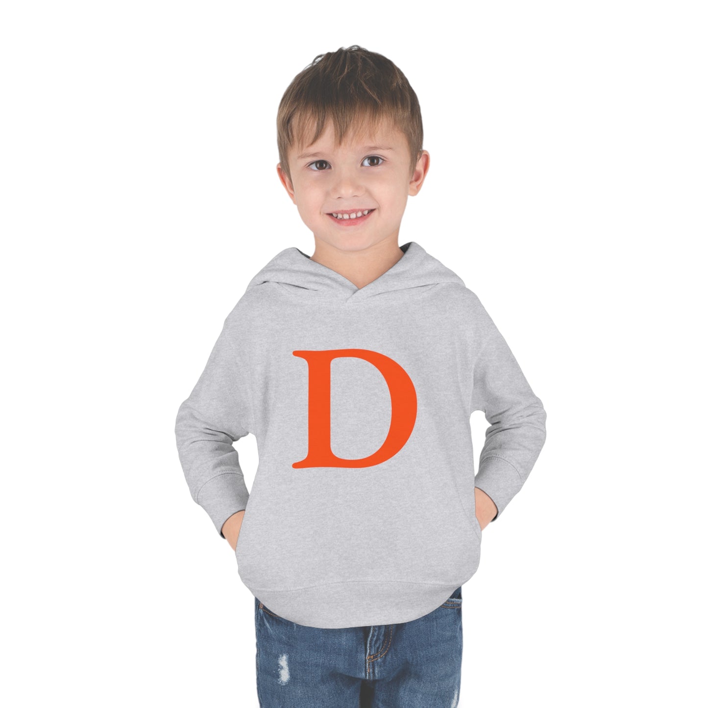 Detroit 'Old French D' Hoodie (Maple Leaf Orange) | Unisex Toddler