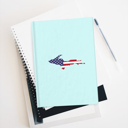 Michigan Upper Peninsula Blank Sketchbook (w/ UP USA Flag) | Cyan