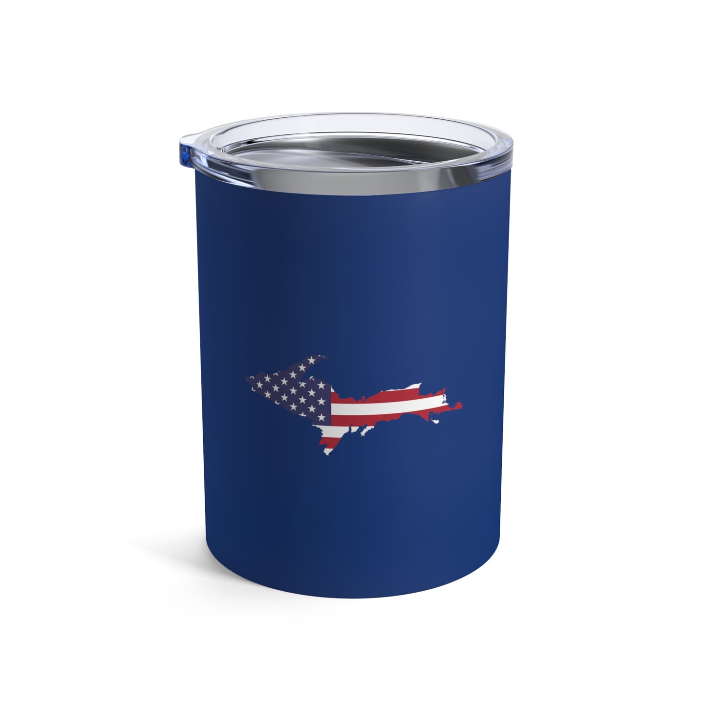 Michigan Upper Peninsula Tumbler (w/ UP USA Flag) | Dearborn Blue - 10oz