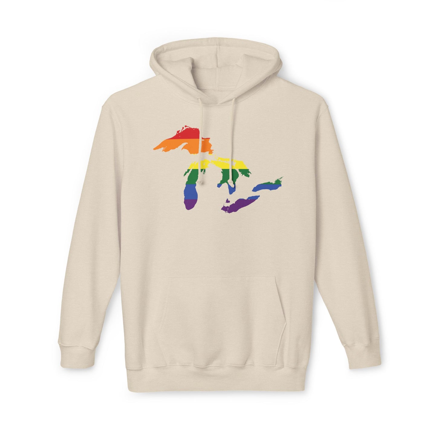 Great Lakes Ultrapremium Hoodie | Made in USA - Rainbow Pride Edition