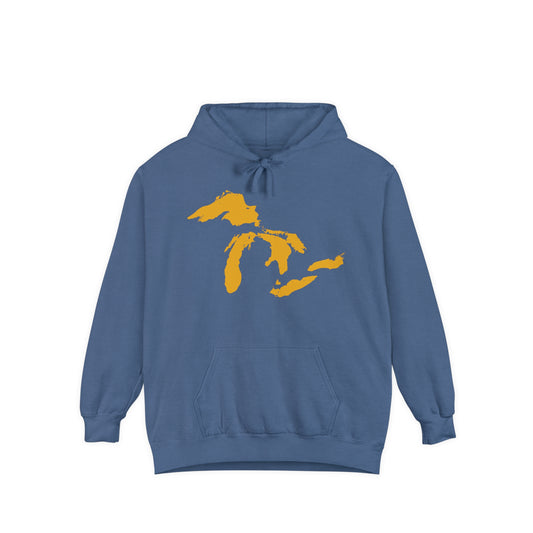 Great Lakes Hoodie (Gold) | Unisex Garment-Dyed