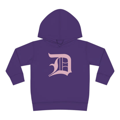 Detroit 'Old English D' Hoodie (Pink) | Unisex Toddler