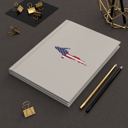 Michigan Upper Peninsula Hardcover Journal (w/ UP USA Flag) | Ruled - Canvas Color