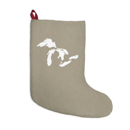 Great Lakes Christmas Stocking | Petoskey Beige