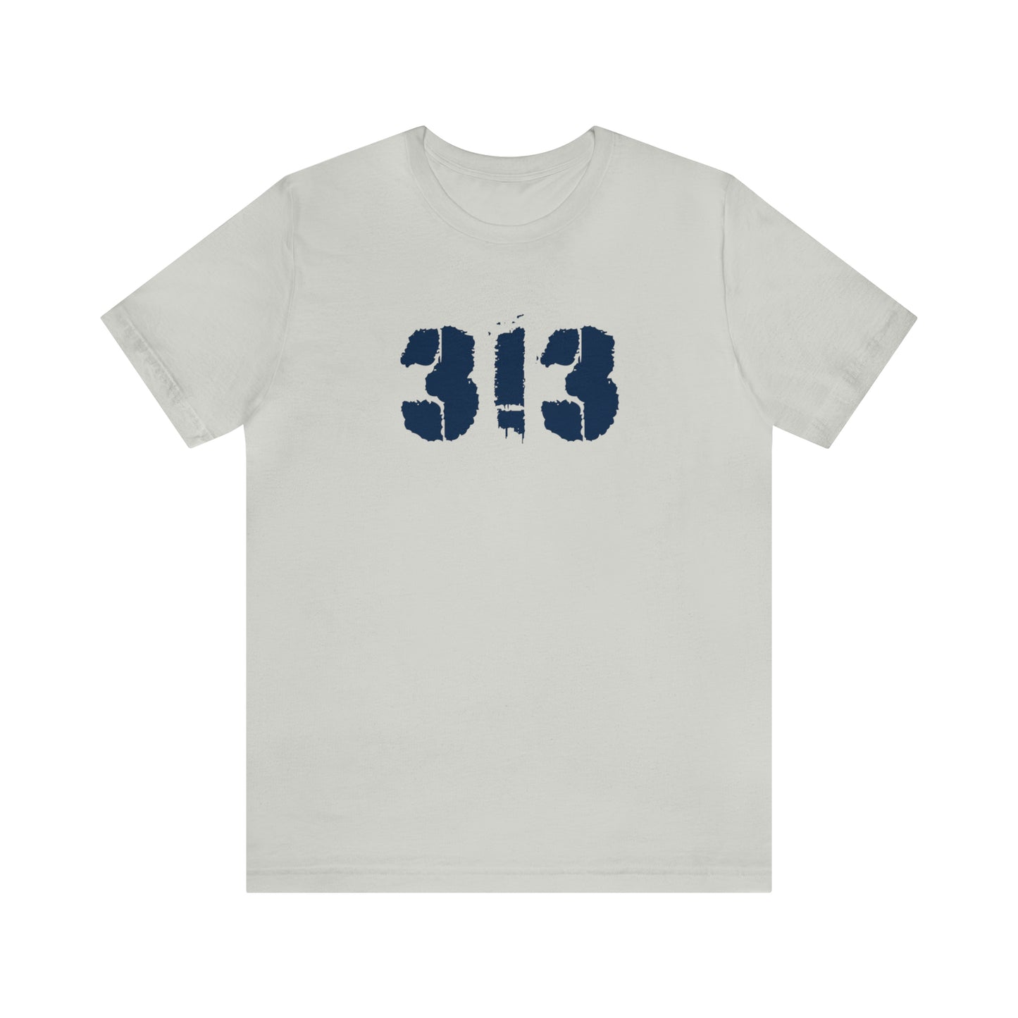 Detroit '313' T-Shirt (Spray Stencil Font) | Unisex Standard Fit