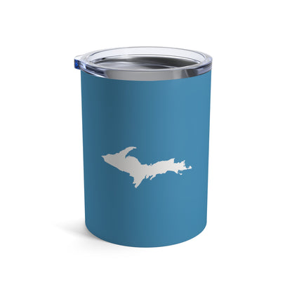 Michigan Upper Peninsula Tumbler (w/ UP Outline) | Lake Michigan Blue - 10oz